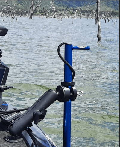 Garmin Marine Panoptix Livescope with Rob Payne Transducer poles